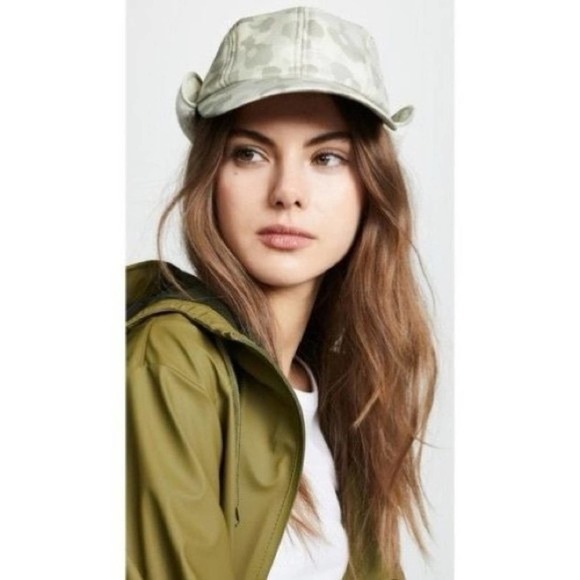 (50% OFF) NWT RAG & BONE Pilot Cap Grey Leopard Lined in Sherpa S/M MSRP $225